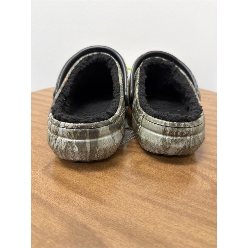 Crocs Realtree APX Lined Classic Camo Clog Men 9 Women 11 Camouflage New Green - Picture 4 of 10